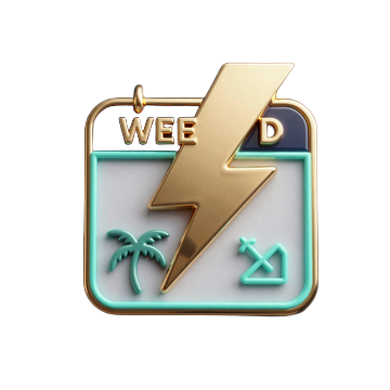 Goldener Blitz &uuml;ber Wochenend-Kalender - OnlySpins Weekend Reload