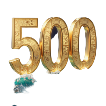 Gl&uuml;hende goldene 500-Euro-Zahl &uuml;ber t&uuml;rkisen Wellen - OnlySpins Fiat-Willkommensbonus